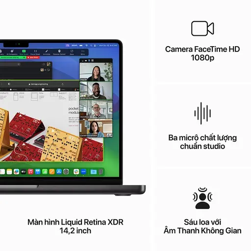 MacBook Pro M3 Pro 14 inch 18GB/1TB | Giá tốt, miễn phí giao hàng